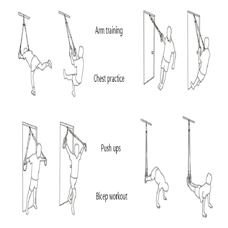 Koti Kuntosali Varusteet Harjoitus Ripustushihnat Vyön Jousitus Sling Body Trainer