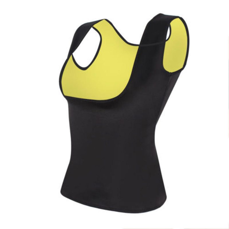 Naisten Laihduttava Kuumahikiliivi Body Shaper Control Neopreeni Vatsa Fat Burner Shapewear Verryttelypuku