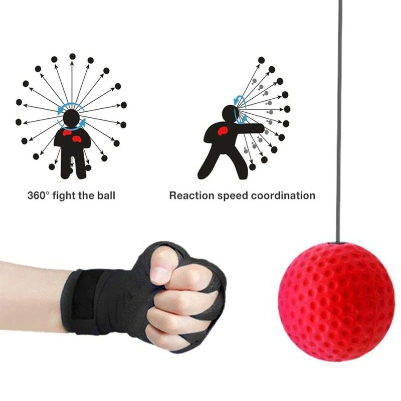 Nyrkkeilyvarusteet Speed Ball Päähän Asennettava Harjoitus Hand Eye Reaction