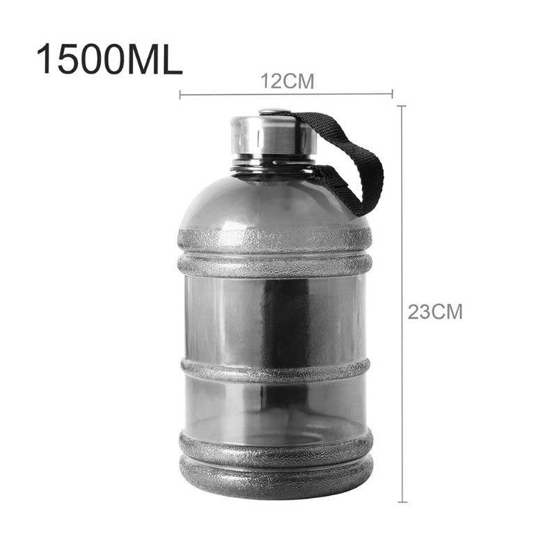 Suuri Tilavuus Vesipullo 1l/1.5l/2.2l Shaker Pullo Kahvalla