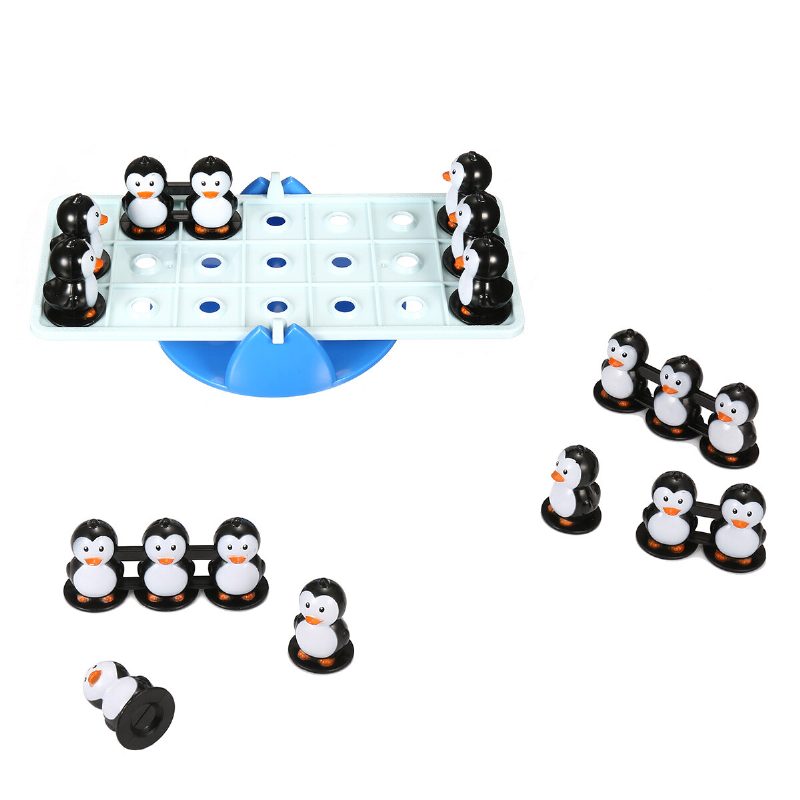 Tasapainopeli Little Penguin Lautapeli Lelu Vanhemman Ja Lapsen Interaktiivinen Perhejuhlapeli