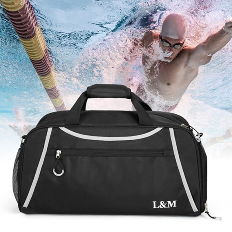 Urheilu Gym Training Fitness Bag Outdoor Travel Käsilaukut Joogalaukut Kenkälokerolla