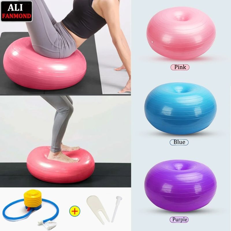 Yoga Ball Donuts Fitness Balance Balls -harjoittelu Ja Harjoitus