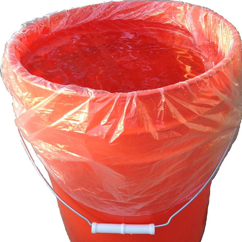 30 Kpl 20l/25l/30l Ibc Ton Barrel Liner Paint Bucket Pe Pakkauspussi Extra Paksuus 0.12mm