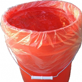 30 Kpl 20l/25l/30l Ibc Ton Barrel Liner Paint Bucket Pe Pakkauspussi Extra Paksuus 0.12mm