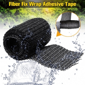 Fiber Fix Wrap -teippi Vedenpitävä Korjaustyökalu Kotitalouksien Korjausteippi Putkiston Korjaukseen Vesiputki Pöytäjalka Käsineillä