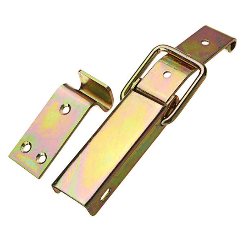 Rautainen Vipusalpa Hasp Clamp Clip Duck Billed -soljet Puulaatikkokoteloon