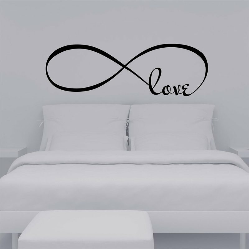 S/m/l Love Pvc-seinätarrat Tee Itse Irrotettava Itseliimautuva Art Decal -koristelu