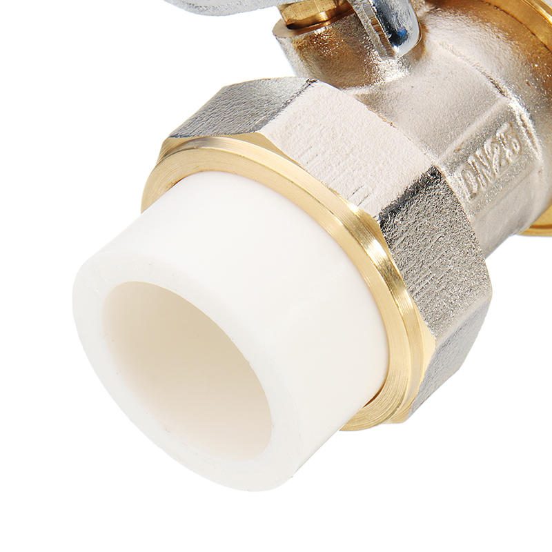 Tmok 3/4" 1" 1-1/4" Ppr Messinkipalloventtiili Heat Fusion Double Union Socket Lvi-liitin