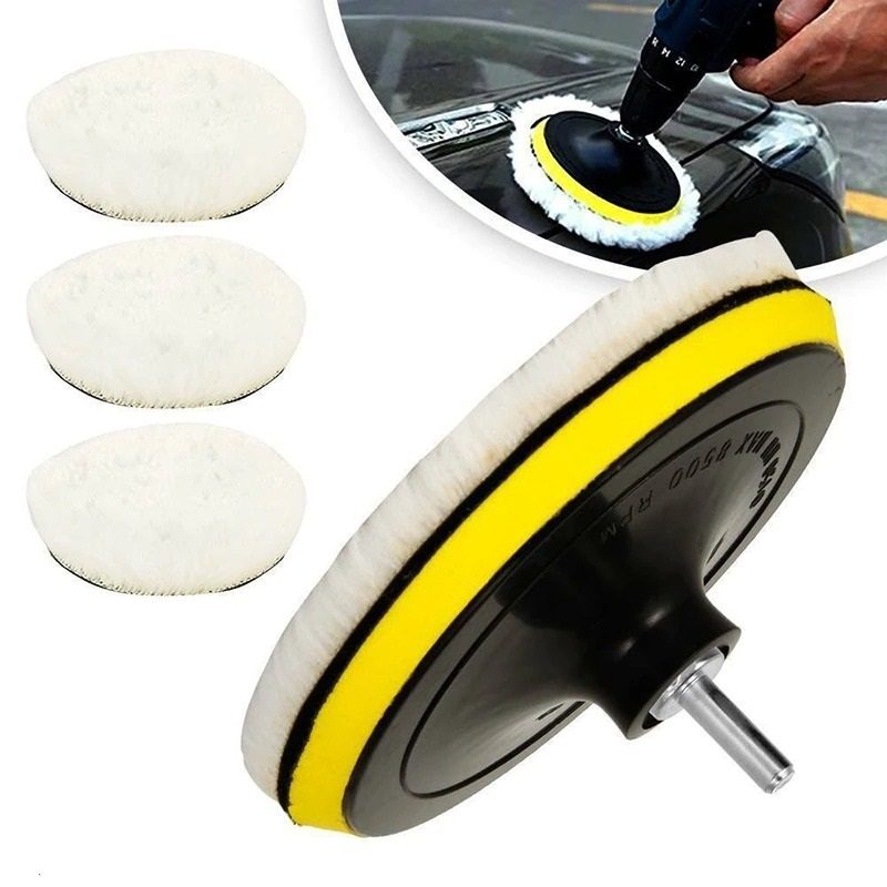 Universal Car Polish Pad 5pcs 3/4 Tuumaa M14/16 Soft Villakoneelle