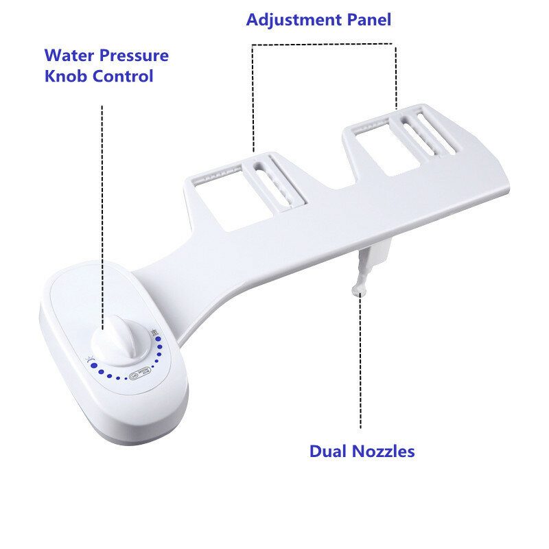 Wc-istuimen Kiinnike Kylpyhuoneen Vesisuihku Ei-sähköinen Mekaaninen Bidee
