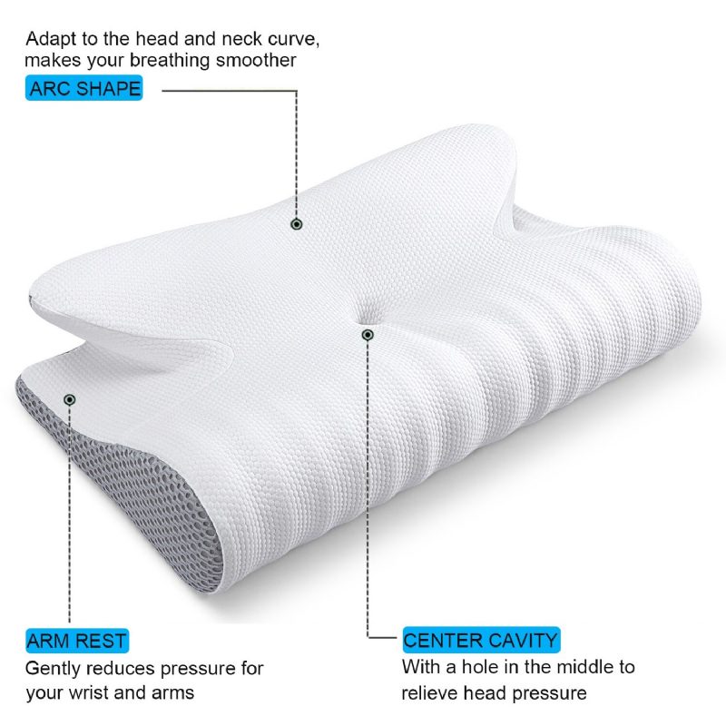 Ortopedinen Niskakiputyyny Contour Memory Foam Ergonominen Kohdunkaulan Tyyny