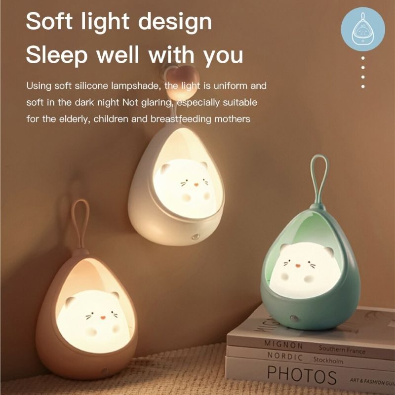 Rabbit Kitten Led-valoanturi Yö