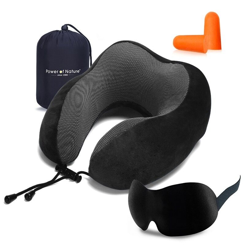 Travel Pillow U-muotoiset Memory Foam -kaulan Kohdunkaulan Tyynyt