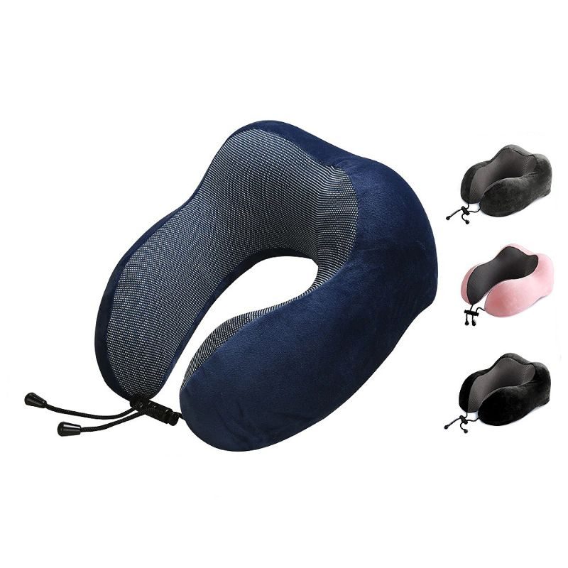 Travel Pillow U-muotoiset Memory Foam -kaulan Kohdunkaulan Tyynyt