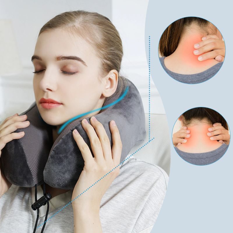 Travel Pillow U-muotoiset Memory Foam -kaulan Kohdunkaulan Tyynyt