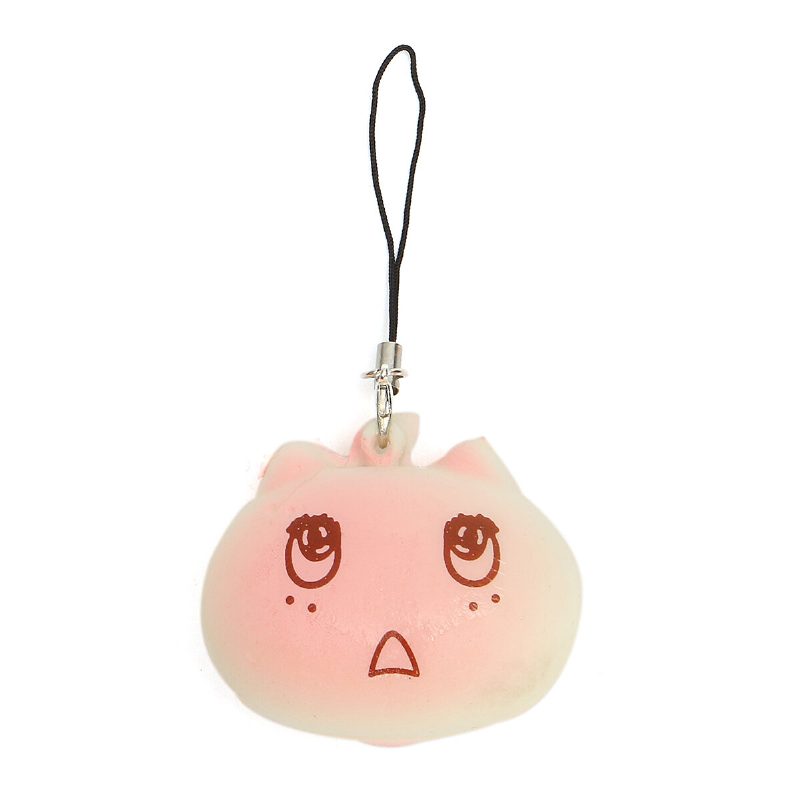 1 Kpl Kawaii Face Simulate Colorful Cartoon Totoro Squishy Lelu Stressiä Lievittävä Puhelinketju