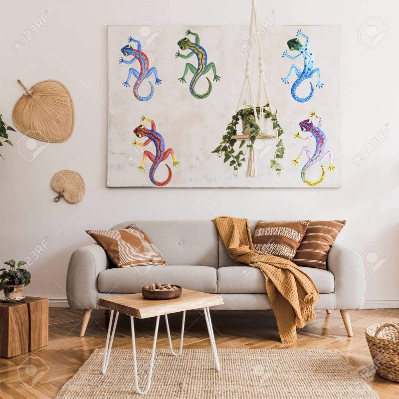 3.2.2005 Metal Gecko Wall Decor Art Set Riippuva Taide Seinäkoristelu Makuuhuoneeseen Olohuoneeseen Toimistopuutarha