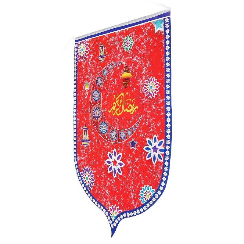 8 Kpl Ramadan Mubarak Arabic Bunting Islamic Celebration Lippulippukoristeita