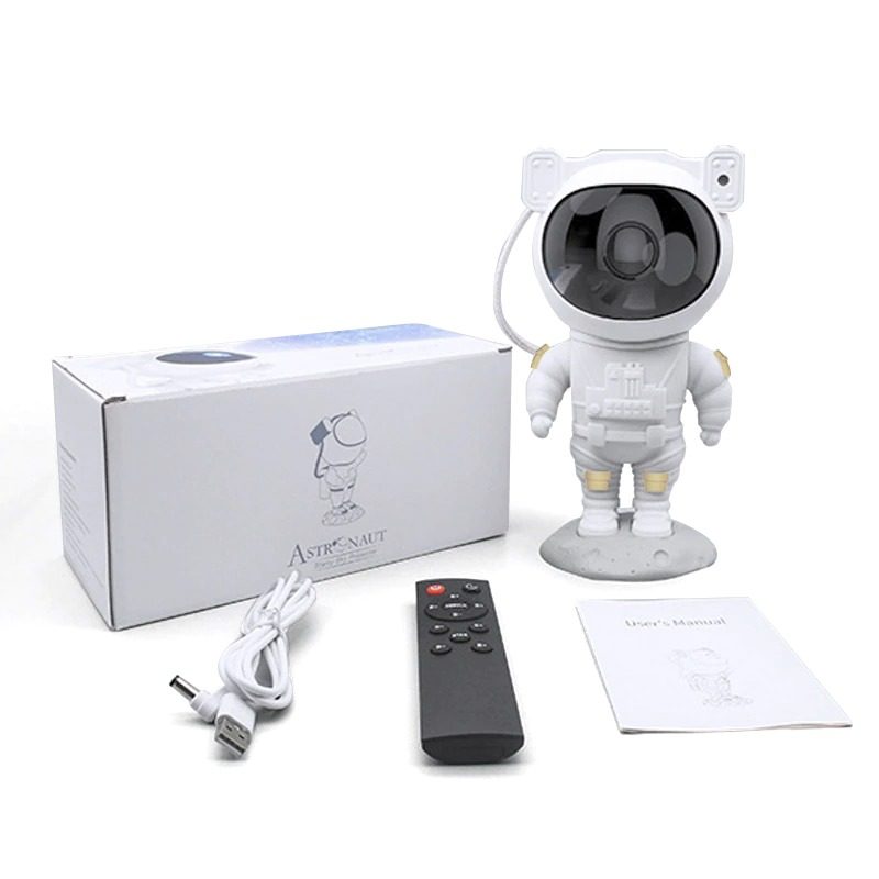 Astronaut Light Projector Led Kids Galaxy -kaukosäädin