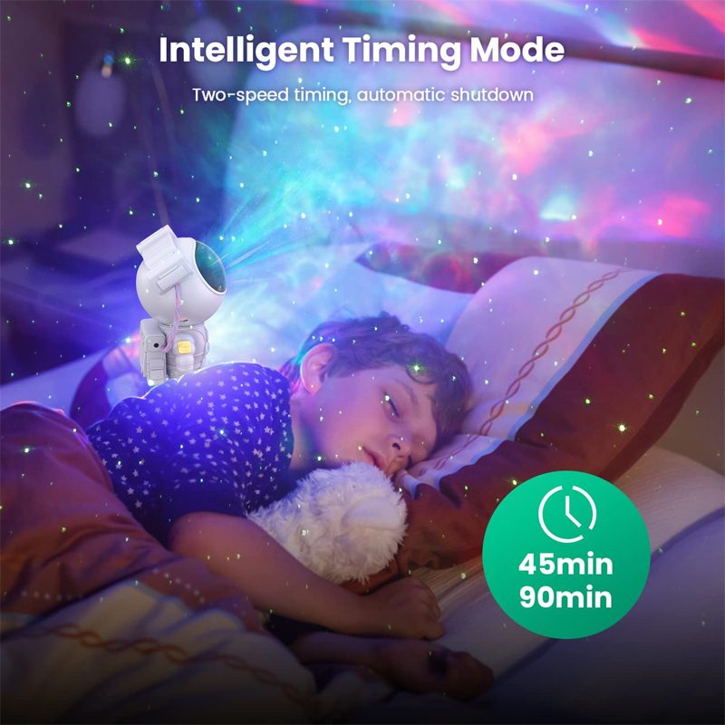 Astronaut Light Projector Led Kids Galaxy -kaukosäädin