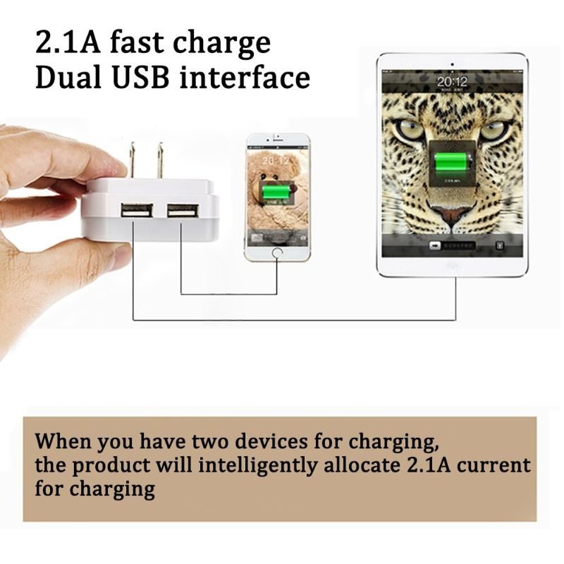 Dual Usb Yövalojen Porttilaturi