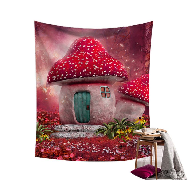 Fairy Forest Riippuva Seinävaippa Bohemian Hippie Throw Päiväpeite Kodin Koristeet