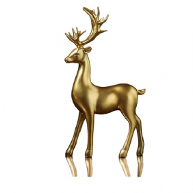 Hartsi Deer Golden Bull Figuurit Kodin Sisustus