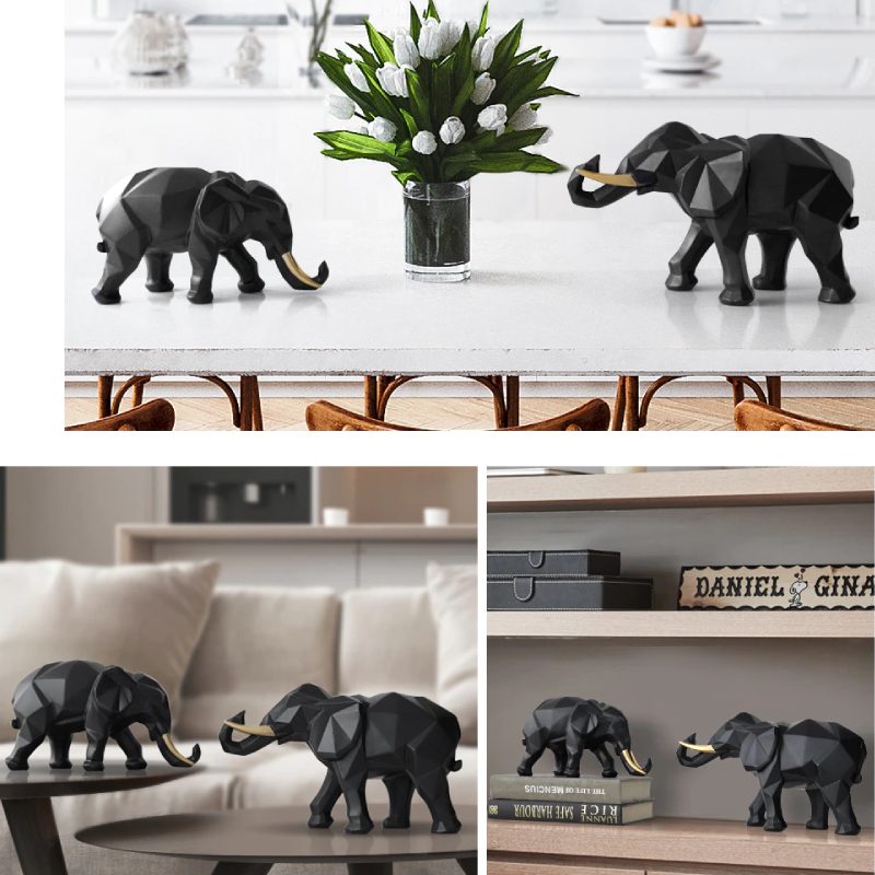 Hartsi Elephant Figurine 2 Kpl Set