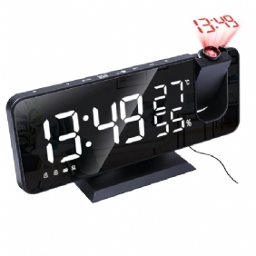 Herätyskello Led Fm Radio Digital Smart Black