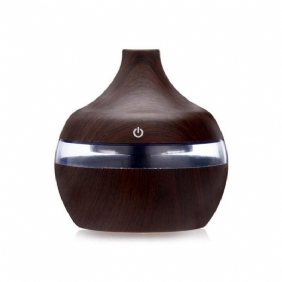 Ilmankostutin Sähköinen Essential Aroma Oil Diffusori Ultraääni Puunjyväinen Usb Led-valo