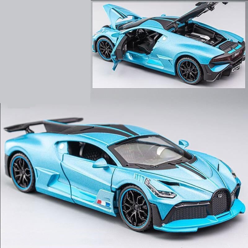 Kevytmetalliseos Urheiluauto Bugatti Divo Open Doors -äänivalot