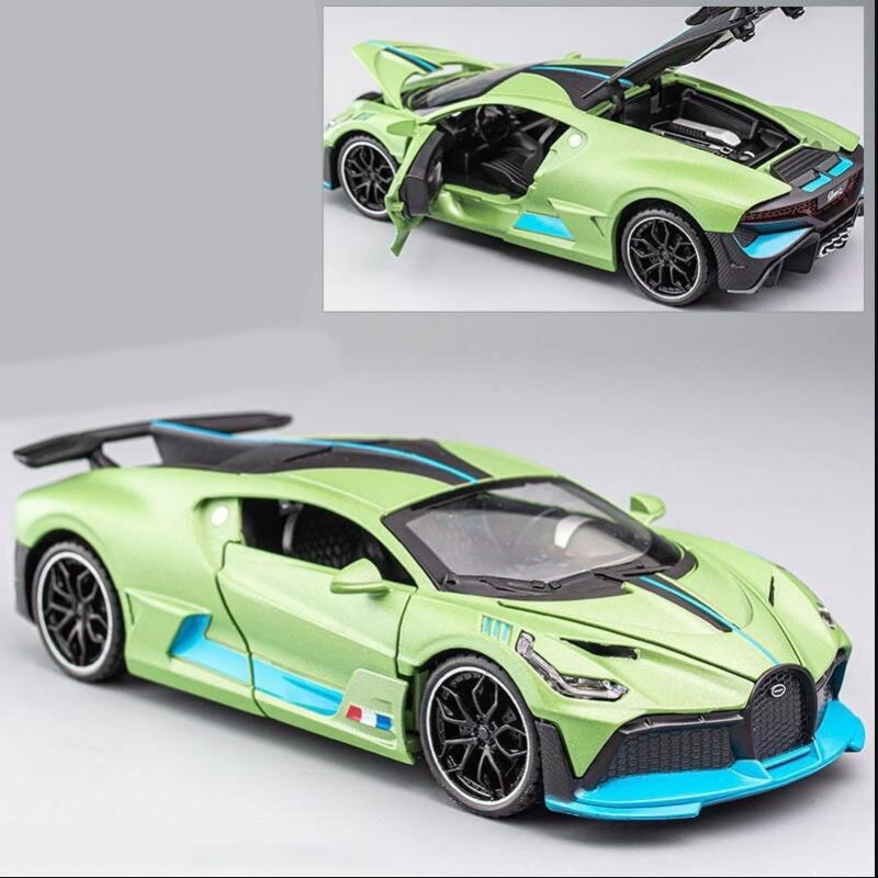 Kevytmetalliseos Urheiluauto Bugatti Divo Open Doors -äänivalot