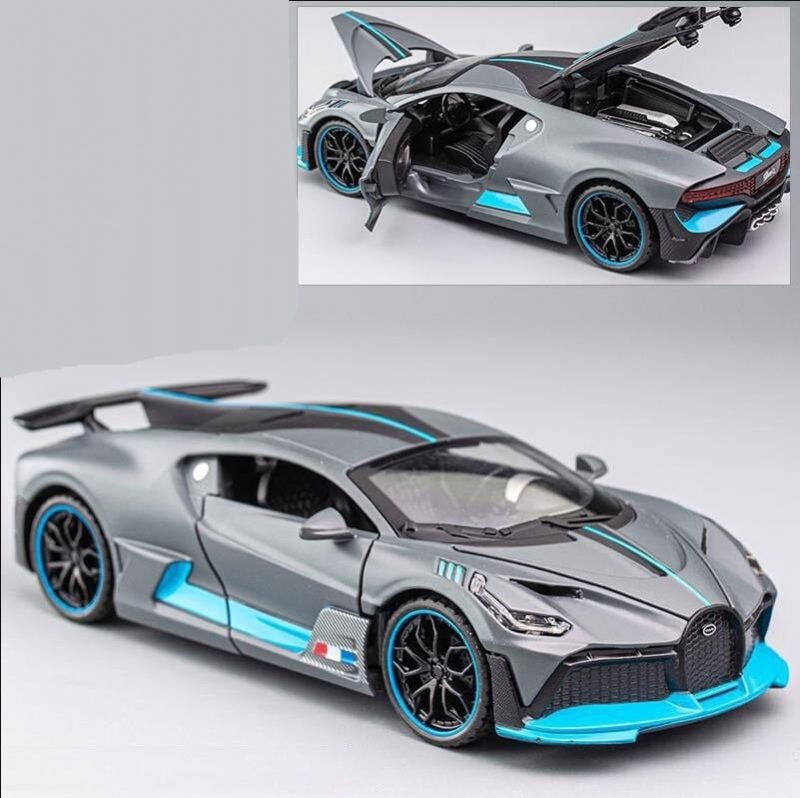 Kevytmetalliseos Urheiluauto Bugatti Divo Open Doors -äänivalot