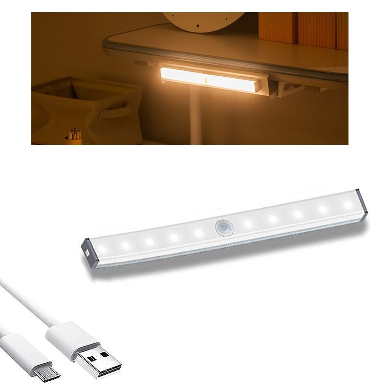 Led Night Light Motion Sensor Langaton Usb-ladattava Yölamppu