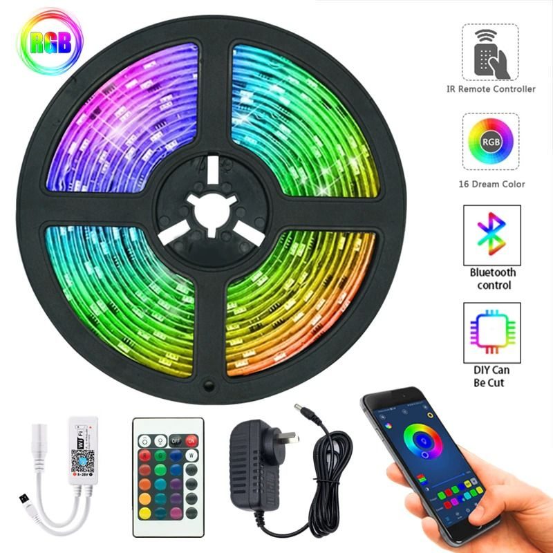 Led-valonauhat Bluetooth Wifi -ohjain Joustava Rgb