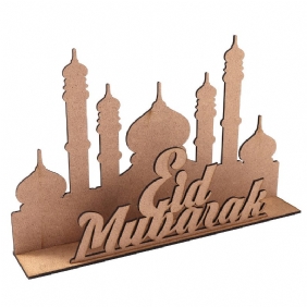 Mdf Eid Ramadan Mubarak Advent Calendar Lähtölaskenta Tee-se-itse-teline Kodinkoristeet