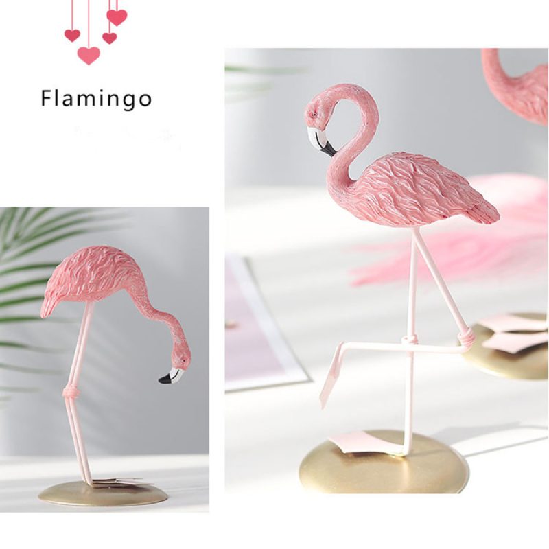 Nordic Flamingo Figurine -sisustus