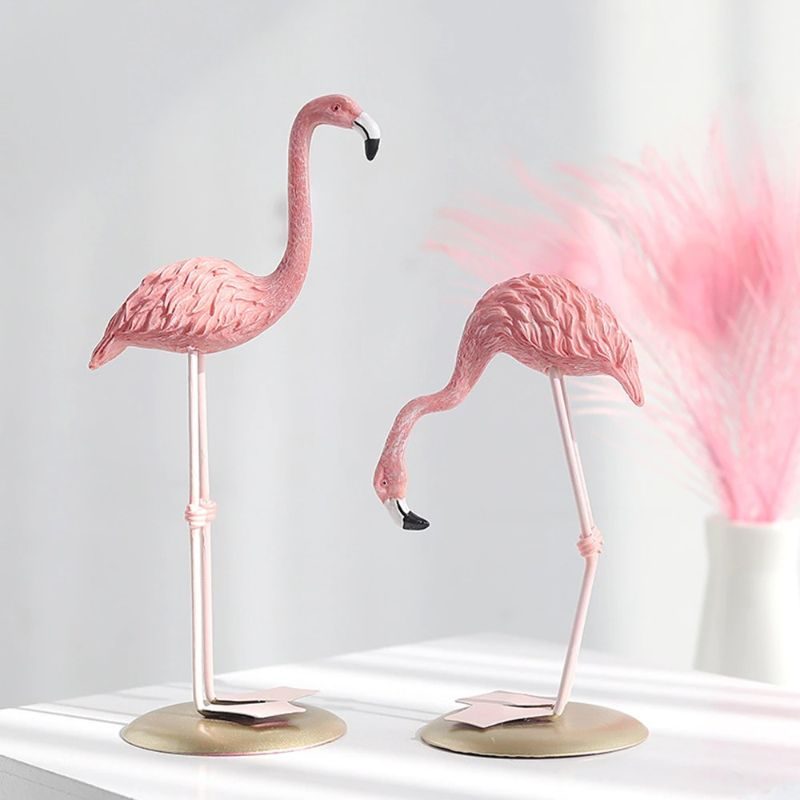 Nordic Flamingo Figurine -sisustus