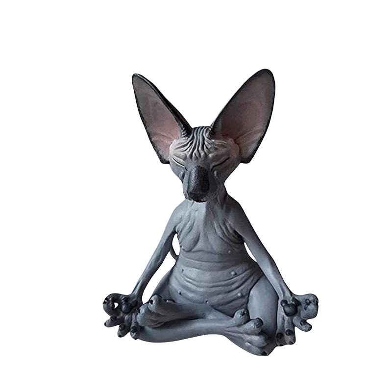 Resin Sphynx Cat Figurine Kodin Sisustus