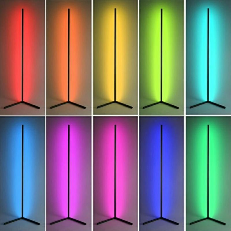 Rgb Led-lamppu Nordic Corner Floor Ambient Lightning Olohuone Makuuhuone