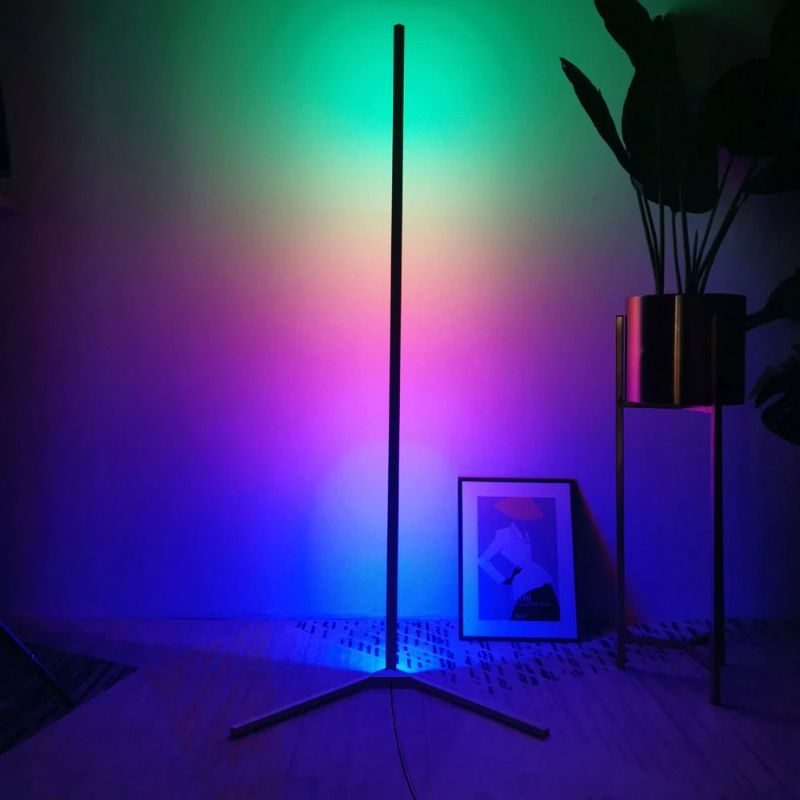 Rgb Led-lamppu Nordic Corner Floor Ambient Lightning Olohuone Makuuhuone