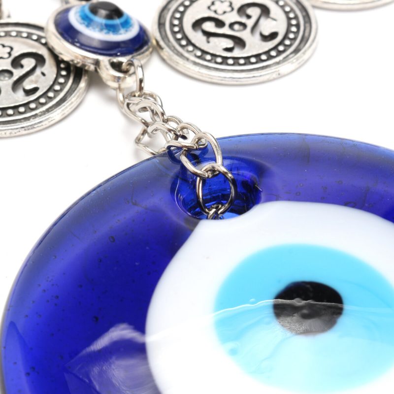 Seinäriipus Turkkilainen Kreikkalainen Sininen Lasi Evil Eye Lucky Eye Charm