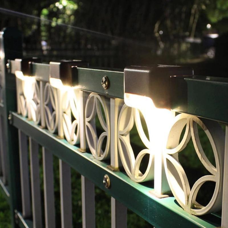 Solar Deck Lights Step Outdoor Vedenpitävä Led Fence Lamppu