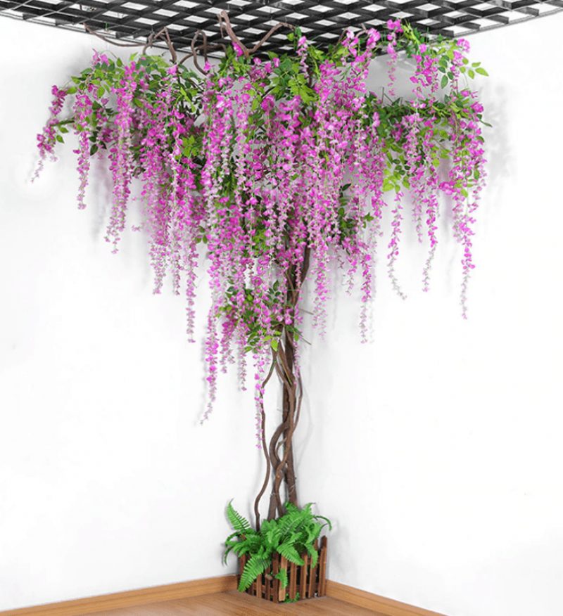 Tekokukat Koristeellinen Wisteria Vine Silk Garland