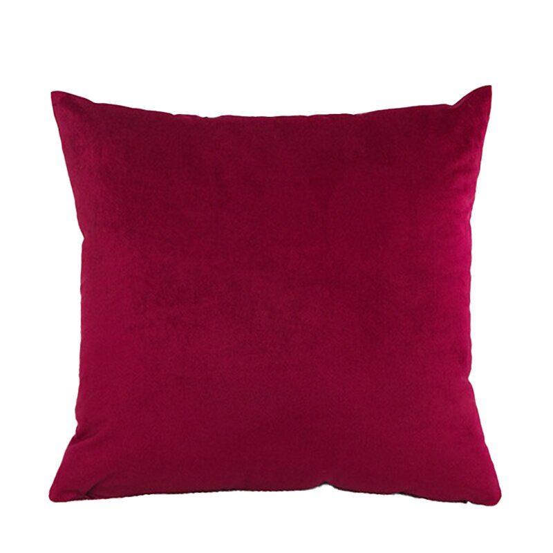 Tyynynpäällinen Tyynynpäälliset Velvet Throw Koristeellinen Kiinteä Pehmeä