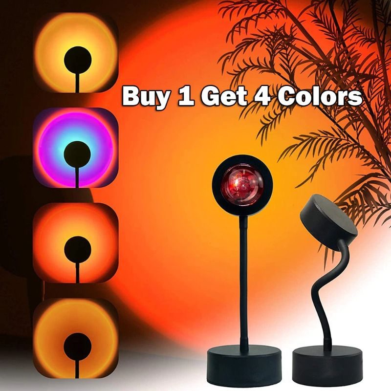 Usb Sunset Lamp Projector Mood Light