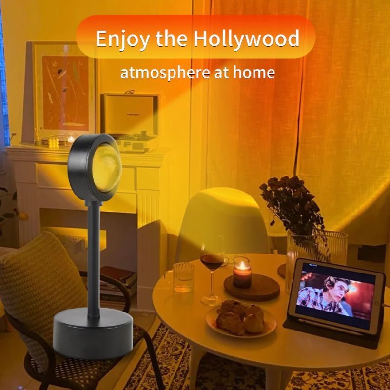 Usb Sunset Lamp Projector Mood Light