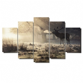 Elk Art Öljymaalauksia Modern Style Canvas Print Seinä Kehystämättömiä Kuvia Kodin Sisustus