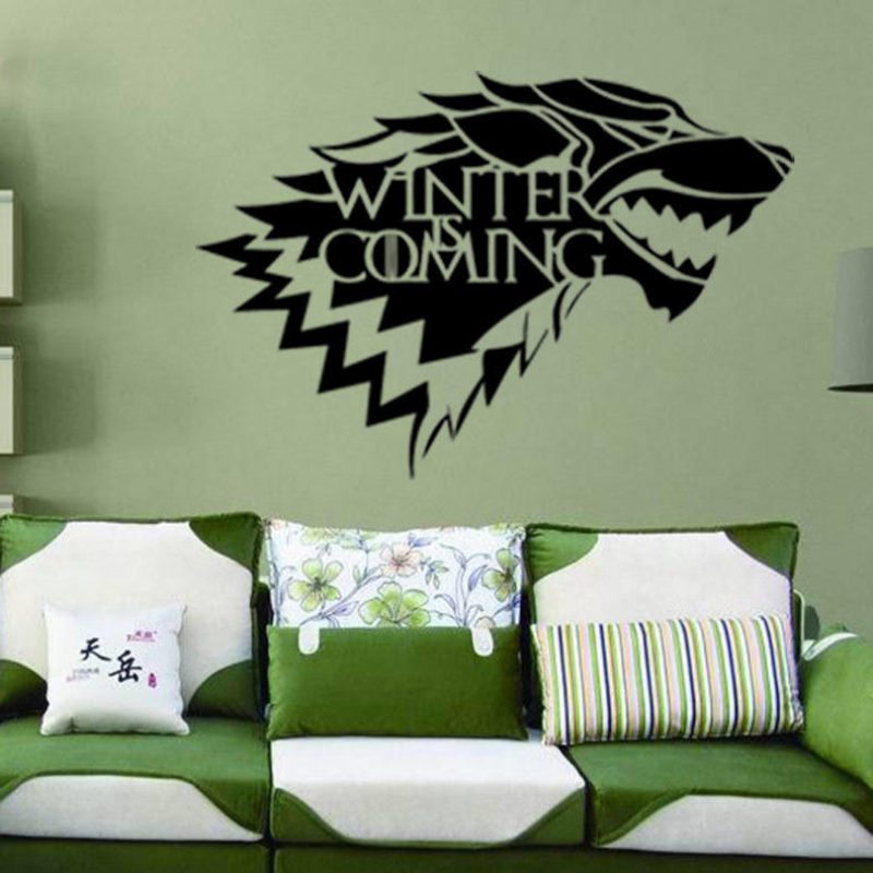 Game Of Thrones House Stark Wolf -vinyylitarratarra Hbo-talvi On Tulossa